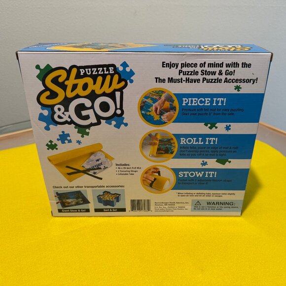 Ravensburger Puzzle Stow & Go Felt Mat for Puzzle Storage Up To 1500 Pcs EUC - Picture 3 of 4